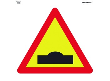 Señal vial 700x700mm bolsa textil resalto v11105