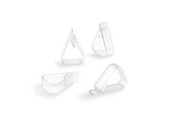 Pinza mesa mantel 33x50x14 transparente inofix