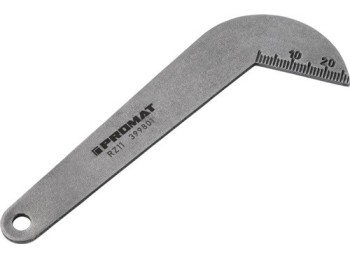 Plantilla para afilado de brocas hasta 50 mm promat