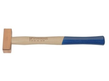 Martillo de cobre peso de cabeza 1500 g nogal promat