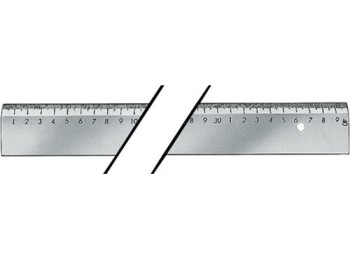 Escala longitud 500 mm acero sin extremos protectores promat