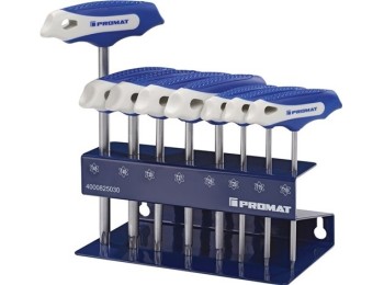 Juego destornilladores mangos transv. tx10 - tx45 promat