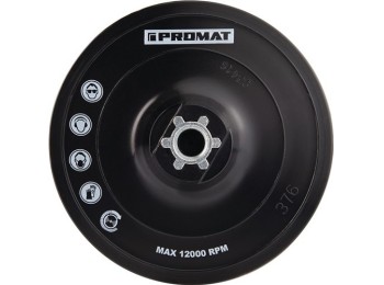 Plato de soporte diÁm. 150 mm m14 con velcro promat