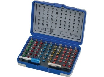 Surtido de puntas 62 uds. ranura/ph/pzd/tx/hexagonal promat