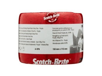 Estropajo limp 150mmx115mm alu rollo clean&finish scotch-bri