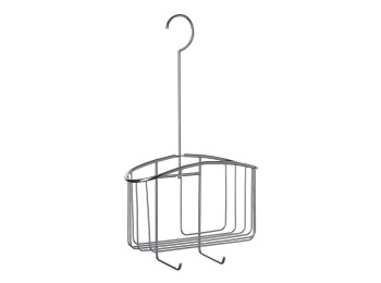 Cestillo baño gancho 8,5x40,0x22,5cm ac ac. cromo tatay
