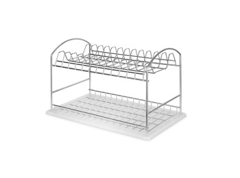 Emuca Escurreplatos Suprastar, Cromado, Acero