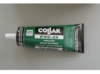 Adhesivo pvc 125 ml 125 ml pvc-25 collak