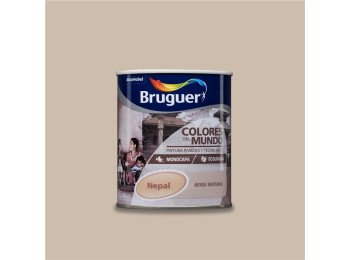 Pintura plast mate int. 750 ml be/nat mono nepal bruguer