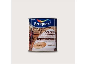 Pintura plast mate int. 750 ml matiz marron mono kenia brugu