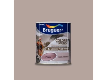 Pintura plast mate int. 750 ml piedra mono peru bruguer