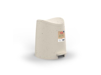 Cubo baño c/pedal 3lt bl/rot ecohome tatay