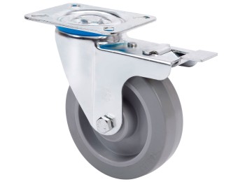 Rueda gir. goma  liso zv-pgzn 2-3773