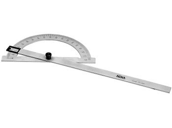 Transportador Ángulos. visor cuadrado y cerrado 380mm 17-122