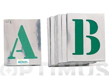 Abecedario pintar/rotular 050mm chapa 57-116 d acha