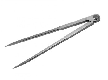 CompÁs sin fijador punta de acero 25cm apertura 27254 acha