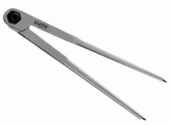 CompÁs sin fijador punta de widia 20cm apertura 27204 acha