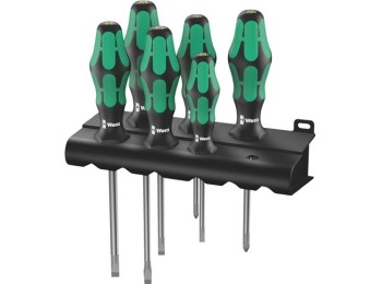 Juego de destornilladores 334/6 6 uds. ranura / ph mango mon