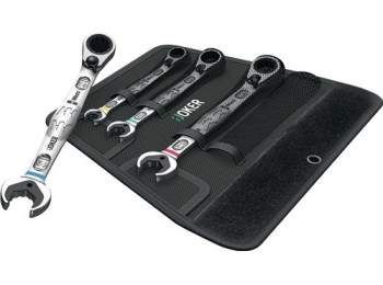 Juego de llaves combinadas de carraca joker 4 uds. ancho de