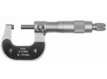 MicrÓmetro exteriores de tambor de carraca de 0-25mm 8100