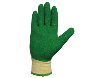 Guante const xl10 juba poliester/algodon+lÁtex palma ve/am
