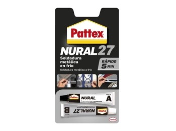 Soldadura rep. metal 120 ml gr en frio rap nural-27 pattex