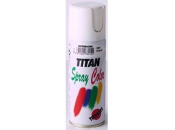 Esmalte laca sat. spray 400 ml bl titan