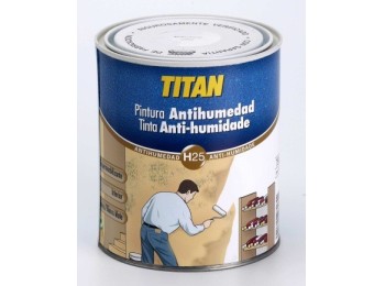 Pintura antihumedad 750 ml bl al disolvente titan