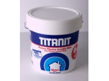 Pintura plast mate 750 ml bl int. titanit titan