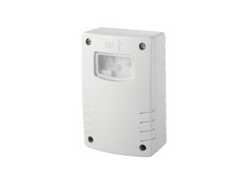 Detector movimiento crepuscular 41x140x195mm garza 430045