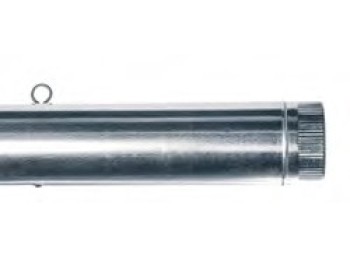 Tubo estufa con llave 120mm ac.galv ac. exogalva exojo