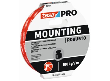 Cinta adh 19mmx  5,0mt d/cara mounting pro ultra strong tesa