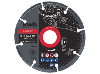 Disco corte mad 115mm carburo  kwb