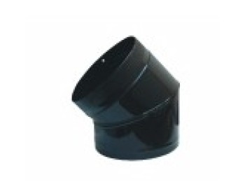 Codo tubo estufa 45º 120 mm a/vit ne exojo