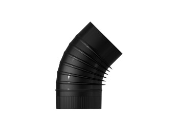 Codo tubo estufa 45º 150 mm a/vit ne exojo