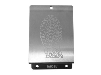 Placa pisa puerta 148x98mm a/inox inox micel 97850