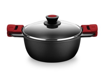 Cacerola coc alta 24cm c/tapa alu ro a410320 bra