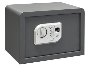 Caja fuerte seg. print 250x350x250mm sobrep. hasta 32 huella