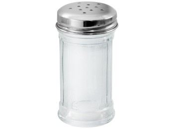 Salero mesa pimentero 60ml cristal/inox 46892 fackelmann