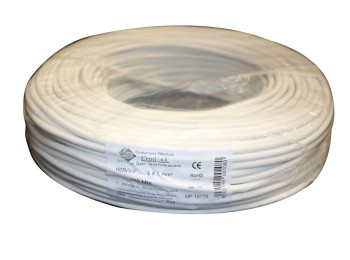 Cable elec rdo mang 500v vv-f h05vv-f top cable 2x1mt bl 100