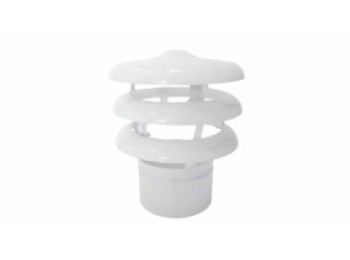 Sombrerete extraccion aire tuberia 100mmØ alu bl alustar vac