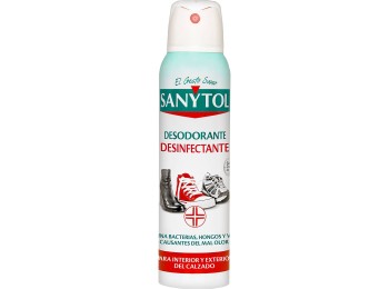 Desodorante desinfectante 250ml calzado sanytol spray 230000