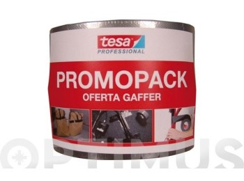 Cinta adh 50mmx25mt americana negra tesaband standard 4688