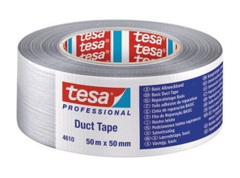 Tesa® 4610 cinta americana bÁsica gris 50 m x 50 mm
