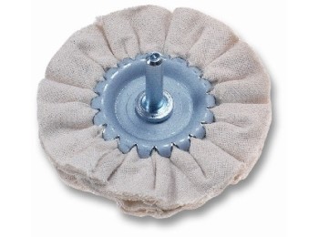 Rueda hta.elec abrillantado 80 mm grano 080 tela pg maxi