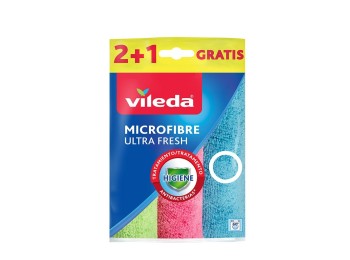 Bayeta limp microfibras 2+1 tres colores vileda