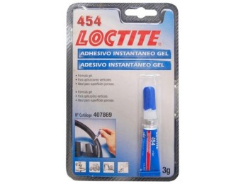 Adhesivo instantaneo gel 3 gr loctite 454 loctite