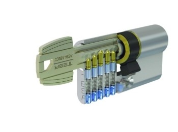 Cilindro 5030 30x30mm lev.lg laton tesa 50303030l