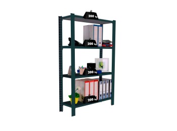 Officlick 4/300 Metal I.m. Antracita/galva 1500x900x300