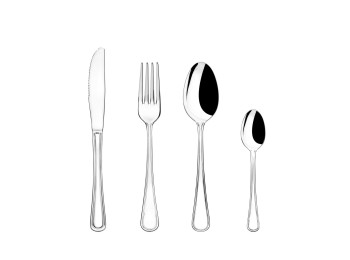 Cuchillo mesa chuletero acero 18/10 manila monix 2 pz